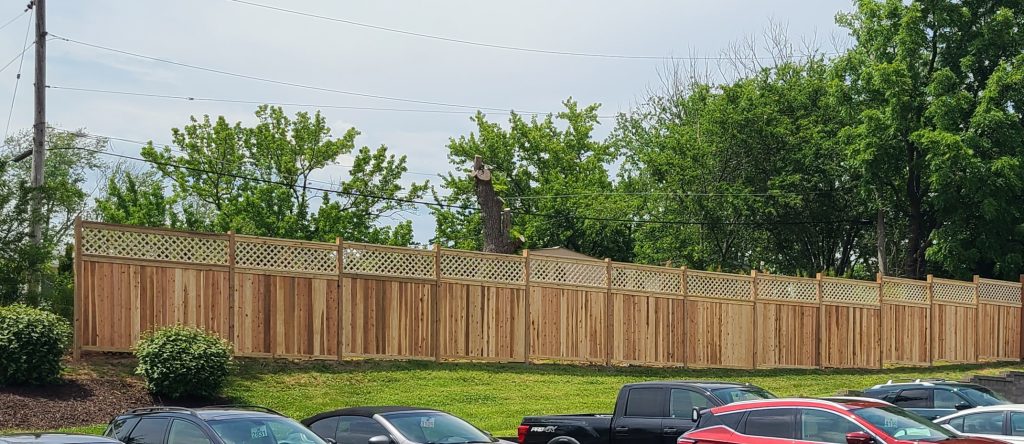 fancy wood fence